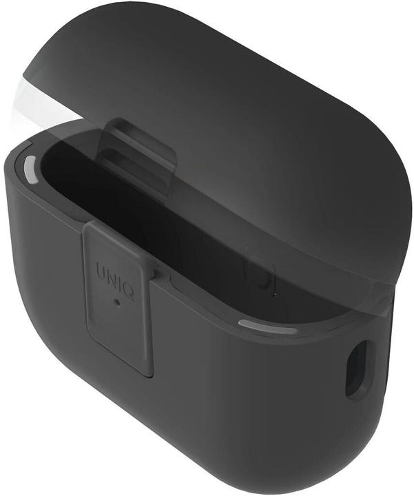 Image du produit Uniq étui Clyde Lock Case AirPods Pro 2 (2022/2023) czarno-ciemnoszary/charcoal-dark grey (Sac pour écouteurs)