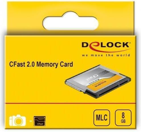 Actual product image Delock CFast 2.0 memory card 8 GB MLC (8 GB, CFast 2.0)