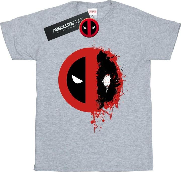 Deadpool Split Splat Logo TShirt (3XL)