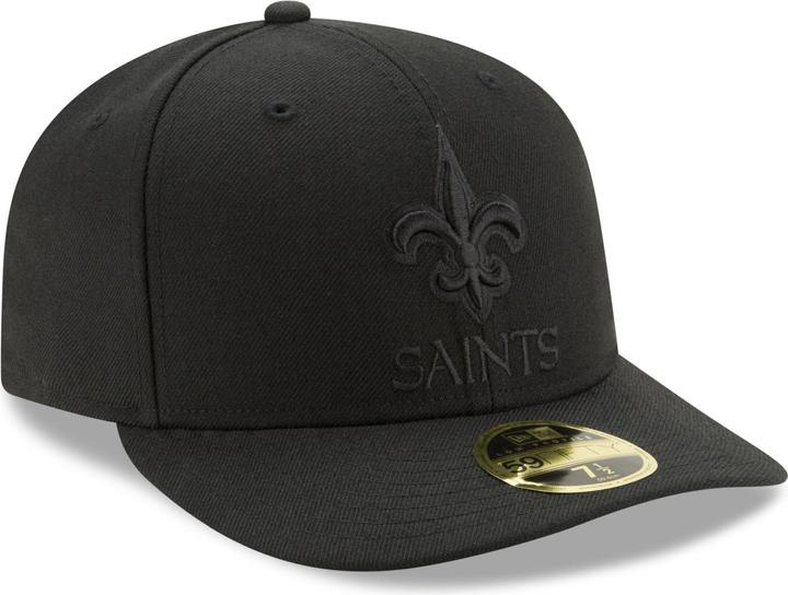 Actual product image New Era 59Fifty Low Profile Cap - New Orleans Saints noir (7 1/2)