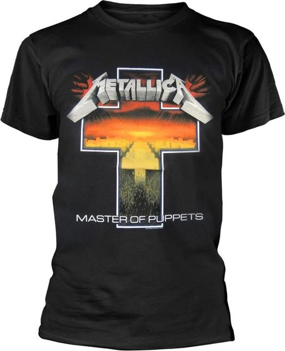 Metallica Adult Master Of Puppets Cross TShirt