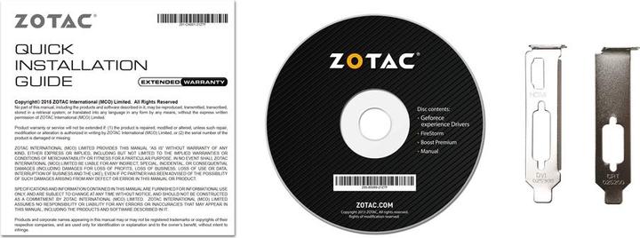 Actual product image Zotac GT 710 DDR3 DVI HDMI (2 GB)