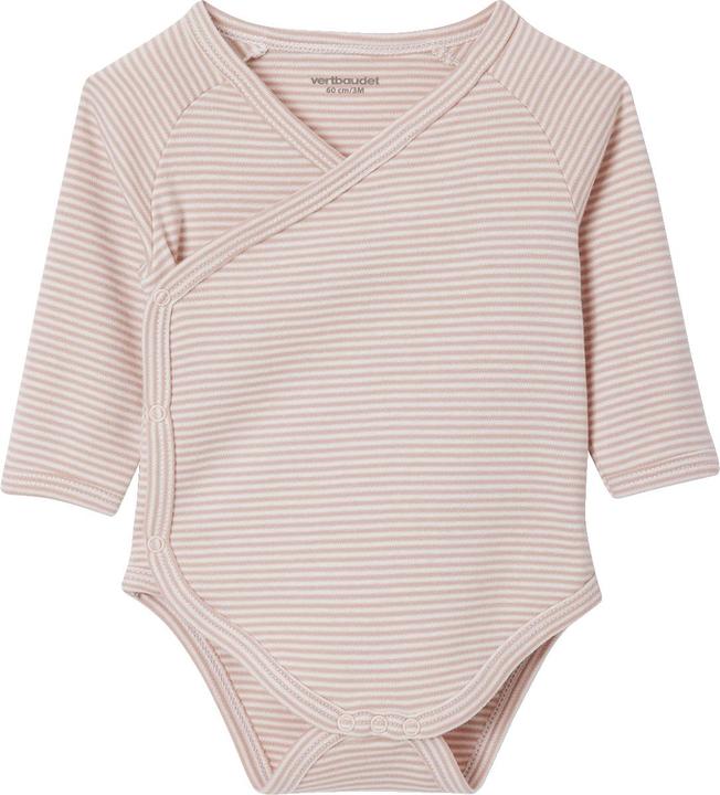 Actual product image Vertbaudet 5er-Pack Baby Wickelbodys, lange Ärmel Oeko-Tex (56)