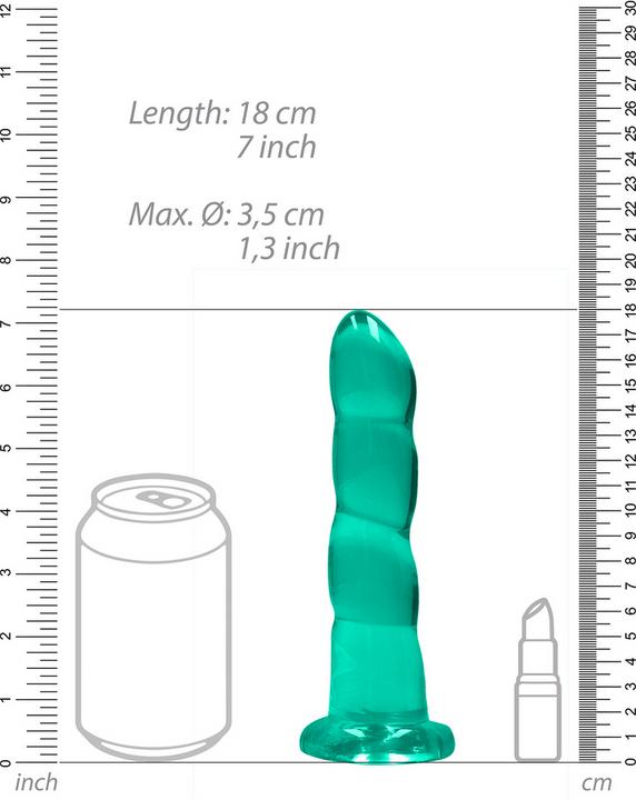 Produktbild RealRock Non Realistic Dildo With Suction Cup 7" / 17cm