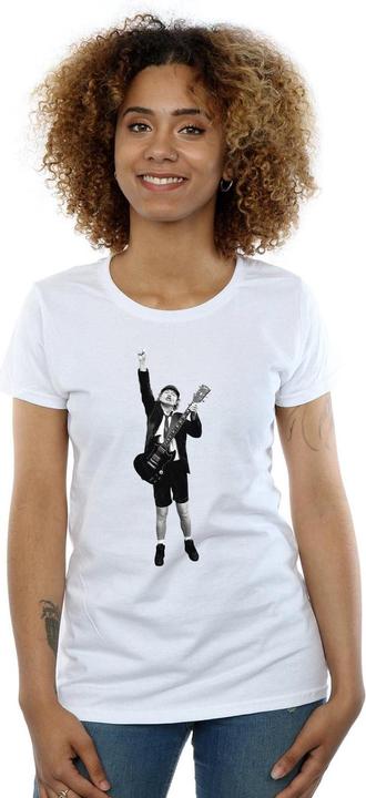 Produktbild AC/DC Angus Young TShirt aus Baumwolle mit Ausschnitt (M)