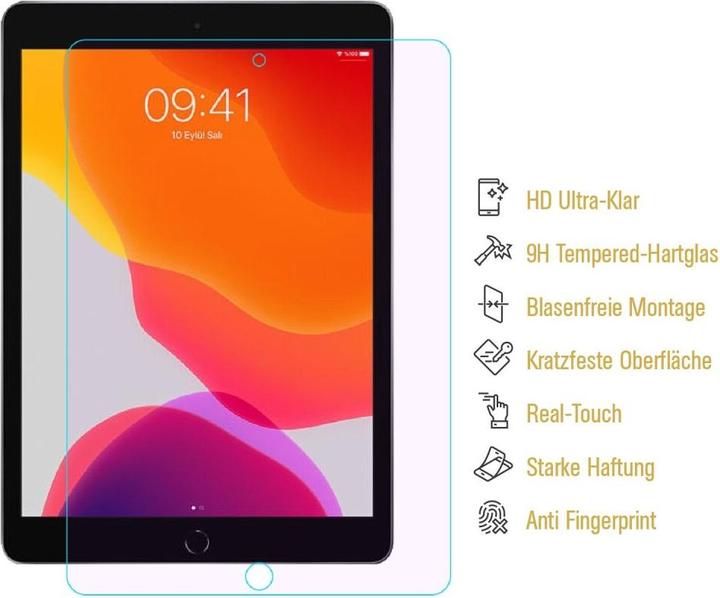 Actual product image Protectorking 6x real tempered 9H armoured glass 3D CLEAR (6 Piece, IPad Mini 1)