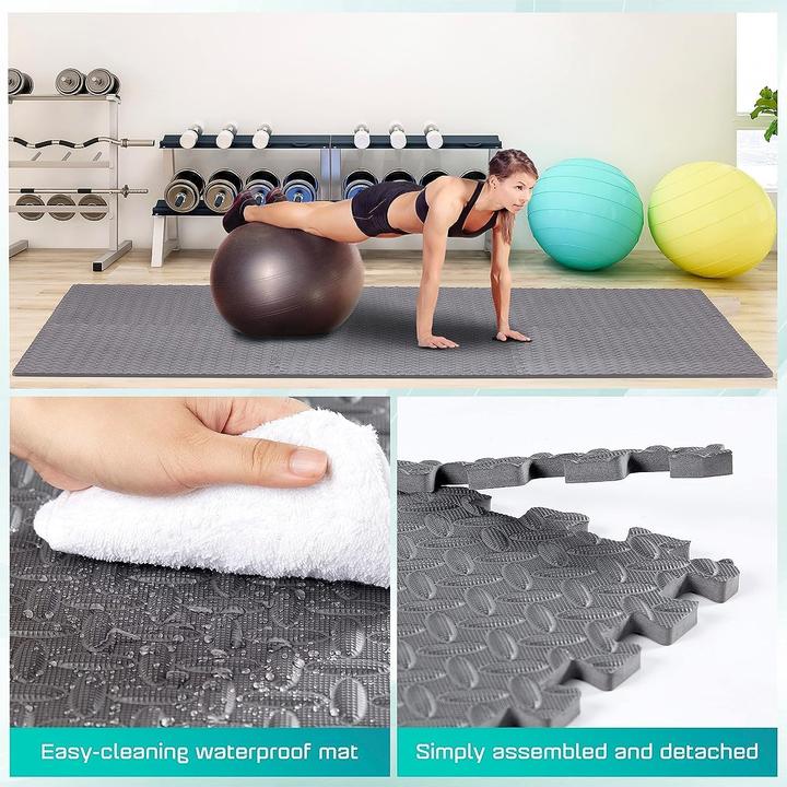 Actual product image Yes4All 6er-Set Bodenschutzmatte für Fitnessgeräte