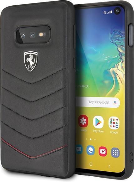 Actual product image Ferrari Hardcase FEHQUHCS10LBK S10e G970 czarny/black (Samsung Galaxy S10e)