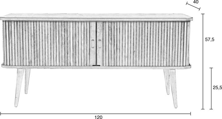 Actual product image Zuiver Barber (120 x 40 x 57.5 cm)