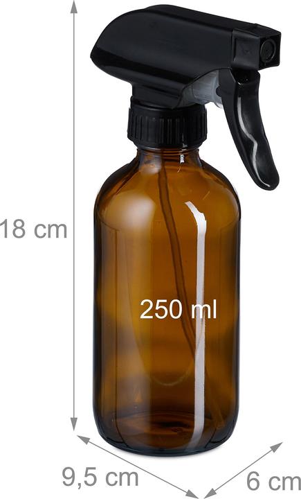 Relaxdays 4x Sprühflasche (0.25 l)