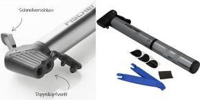 Actual product image Fischer Mini-Pumpe Alu inkl. Flickbox