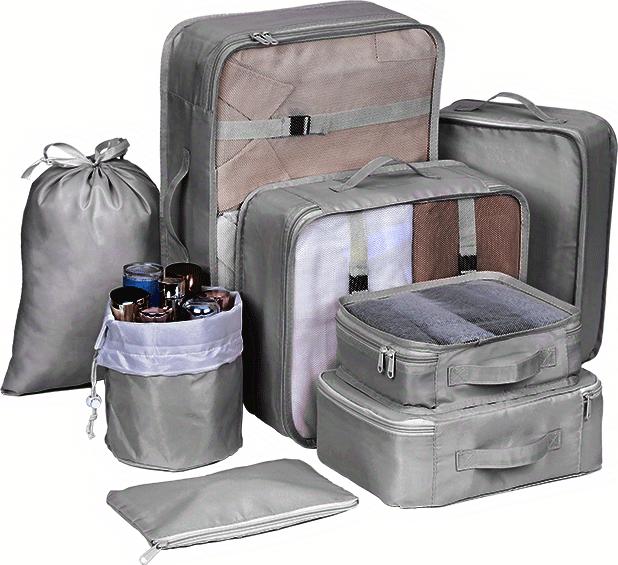 Only-Bags.Store Travel Organizer Bag Set, grosse Kapazität Packing Cubes mit multifunktionalen Make-up Lagerung