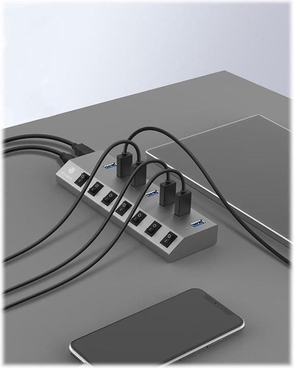 Image du produit Icy Box IB-HUB1701-C3 (USB-C, 7 Ports)