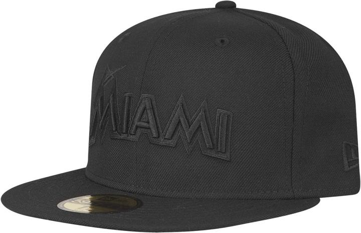 New Era 59Fifty Cap - MLB BLACK Miami Marlins - 7 7/8 (7 7/8)
