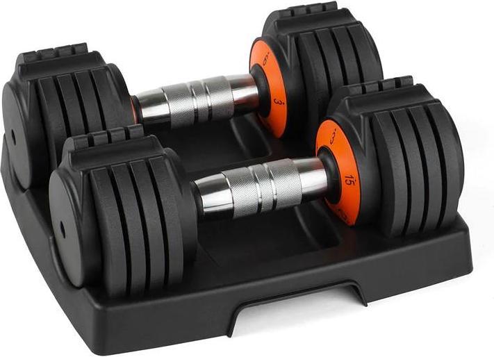 Image du produit Fitcom Set de haltères ajustables (2 x 1,36 kg - 6,8 kg)