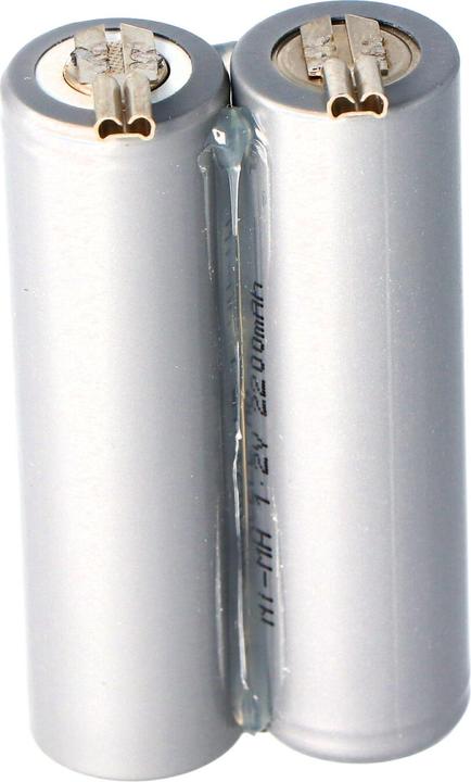 AccuCell Akku Moser Ermila Genio Plus Genius Akku 1854-0078 (2 Stk., 2100 mAh)