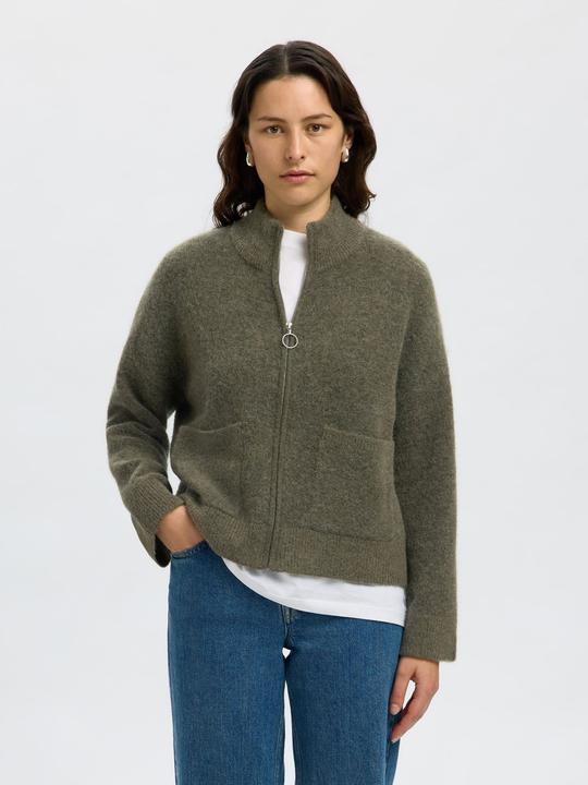 Produktbild Selected Femme Zip-up Strickjacke (L)