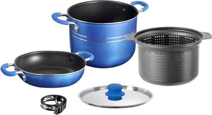 Actual product image Brunner Skipper pot set 4 + 1 Ø 22 cm (22 cm, Pan set + pot set)