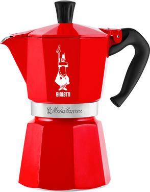 Actual product image Bialetti Nutcracker set Moka Express 6tz coffee machine + 2 cups