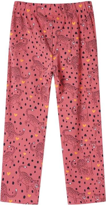 Immagine prodotto VidaXL Pigiama da bambino con maniche lunghe rosa scuro 104,Materiale: 95 (104)