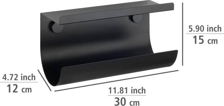 Produktbild Wenko Rollenhalter Mod. Jet aus pulverbeschichtetem Metall