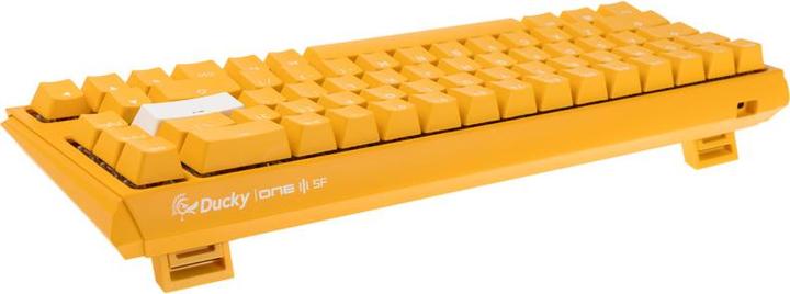 Actual product image Ducky One 3 Yellow SF Gaming Keyboard, RGB LED - MX-Blue (US) (US, Cable)