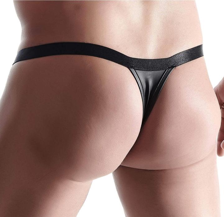 Actual product image Regnes Fetish Planet Wetlook Thong mit Schnalle (L)