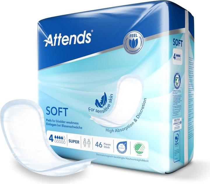 Actual product image Attends Soft 4 Super insoles (46 x, Regular)