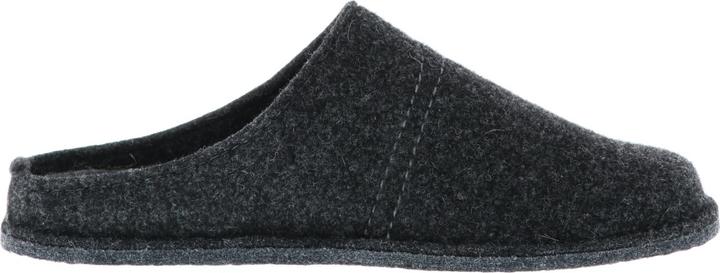 Produktbild Tofee Herren Hausschuhe Pantoffeln Naturwollfilz anthrazit (47)