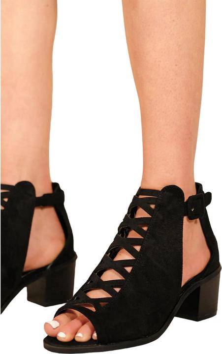 Produktbild Where's That From Sandalen Reydah Gittermuster Wildlederimitat (41)