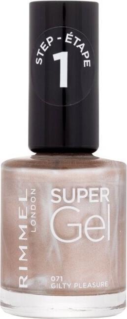 Immagine prodotto Rimmel London Super Gel di Kate STEP1 (044 Piacere colpevole, Smalto per unghie effetto gel)