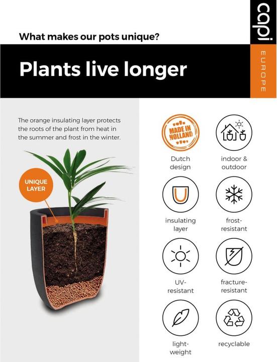 Actual product image Capi Planter (40 cm)
