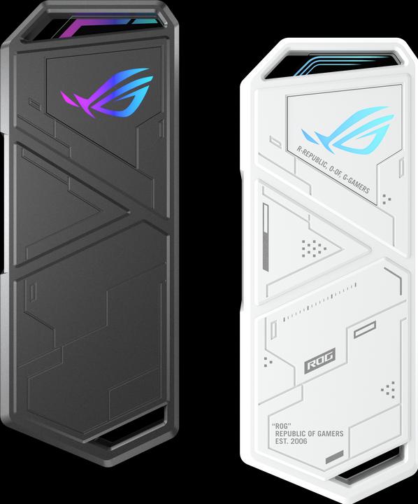 Produktbild ASUS Geh USB ROG Strix Arion White M2 SSD Gehäuse mit Aura (M.2 2280, M.2 2260, M.2 2242, M.2 2230)
