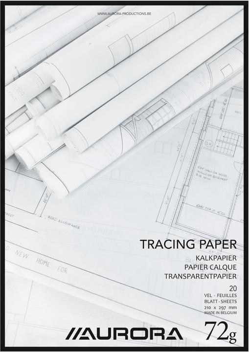 Produktbild Aurora Transparent-Papier-Blöcke (A4, Blanko)