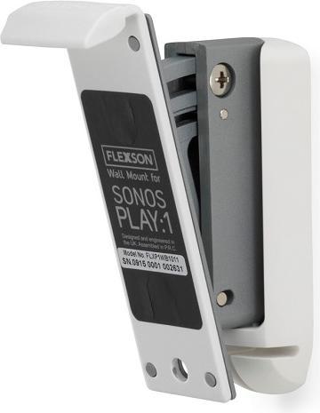 Actual product image Flexson Sonos Play:1 wall mount, tilt and swivel, single (1 pcs., Wall installation, Tiltable, Pivoting)