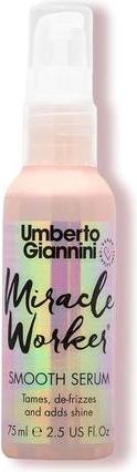 Actual product image Umberto Giannini Miracle Worker Smooth Hair Serum Vegan Cruelty Free Smoothing De-Frizz Shine Enhanc (75 ml)