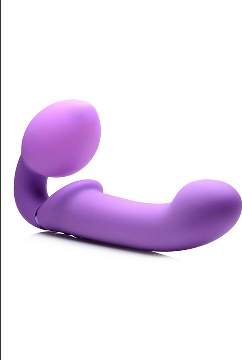 Image du produit XR Brands GPulse Vibrierender halterloser Strapon Lila