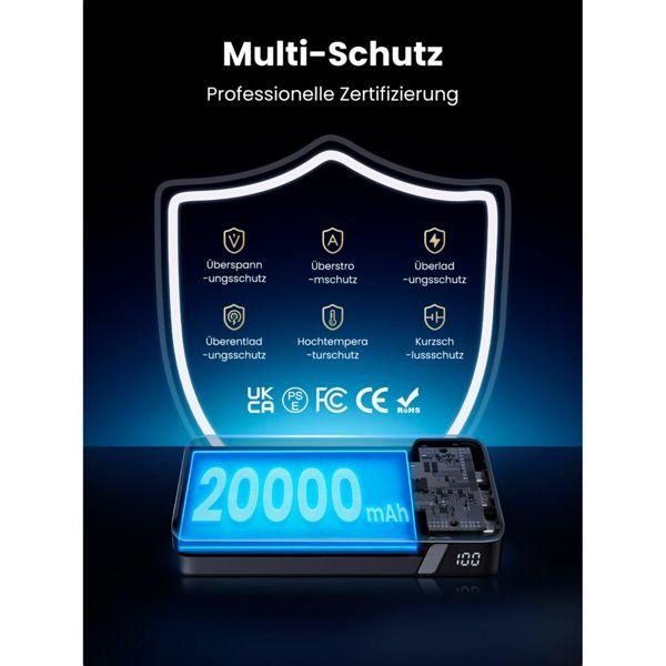 Image du produit Ugreen Banque d'alimentation (20000 mAh, 100 W, 72 Wh)