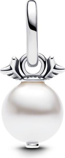 Image du produit Pandora Pearl & Arrows Mini Dangle Charm (Argent massif)