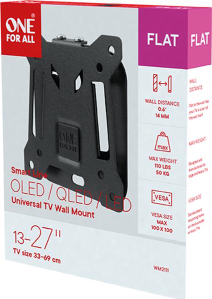 Actual product image One for All Smart WM2111 (Wall, 27", 50 kg)