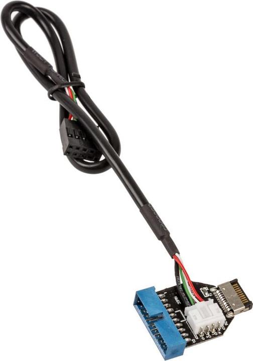 Image du produit Akasa Adaptateur USB 3.1 interne vers USB 3.0 interne (0.40 m, USB 3.2 Gen 2x2)
