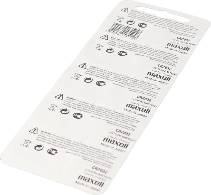 Image du produit Maxell Electronics CR2032 (5 pcs, CR2032, 220 mAh)