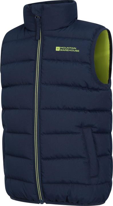 Actual product image Mountain Warehouse Childrens/Kids Rocko Plain Padded Gilet (140)