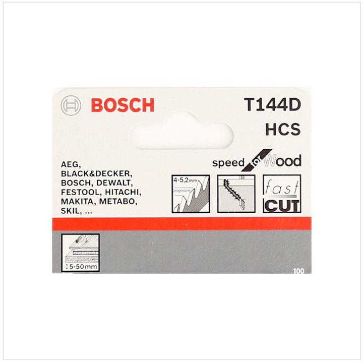 Image du produit Bosch Professional Zubehör T 144 D, paquet de 25