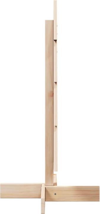 Produktbild VidaXL Weihnachtsbaum Holz Tannenbaum Deko Holzbaum Weiss 150cm Massivholz Kiefer (150 cm)
