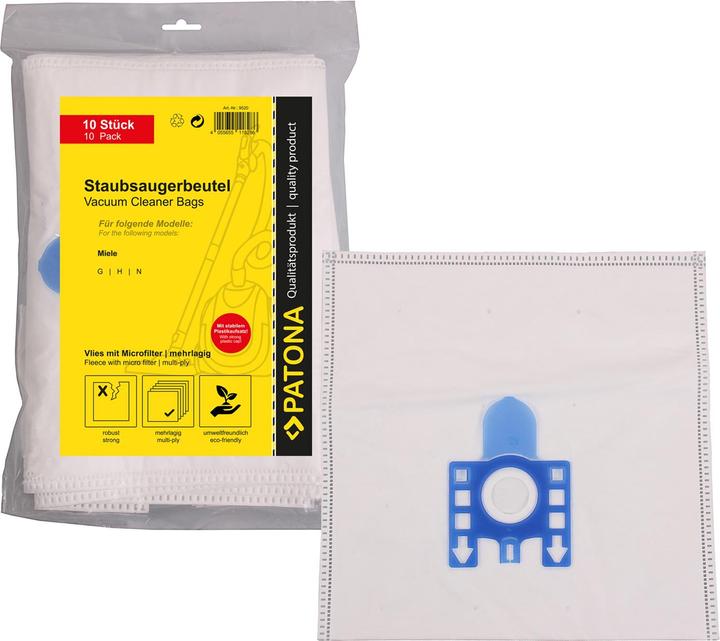 Produktbild Patona Staubsaugerbeutel zu Miele G/H/N (10 x)