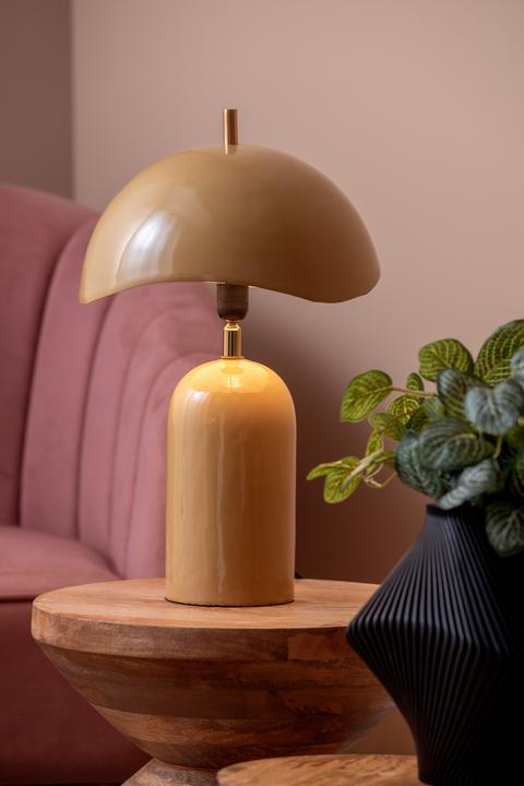 Actual product image Leitmotiv Tafellamp Querido - Honinggeel - Ã˜25cm - Scandinavisch (E14)