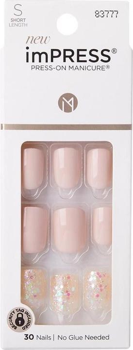 KISS imPress Dorothy (Kunstnägel, Beige, Glitter)