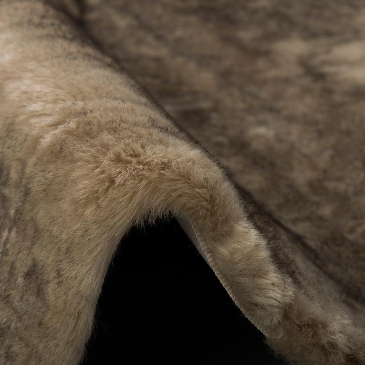 Produktbild Pergamon Luxus Super Soft Fellteppich Aspen Rund Meliert (Ø 160 cm)