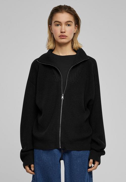 Image du produit Urban Classics Ladies Knitted Zip Cardigan - 126787 (5XL)